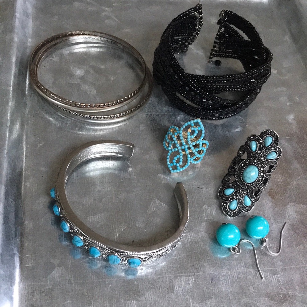 Turquoise Western Jewelry Bundle